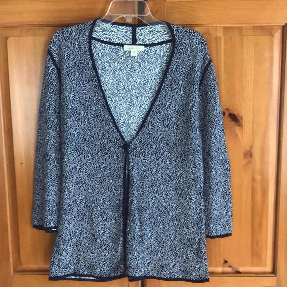 Coldwater Creek hip-length sweater/blazer, size med. Like new condition